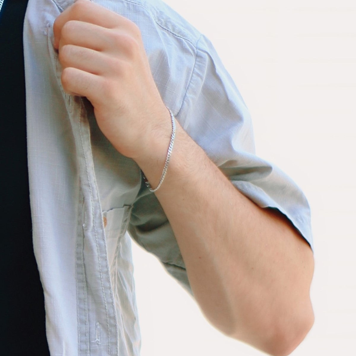 Cuban Armband - 925 Silber