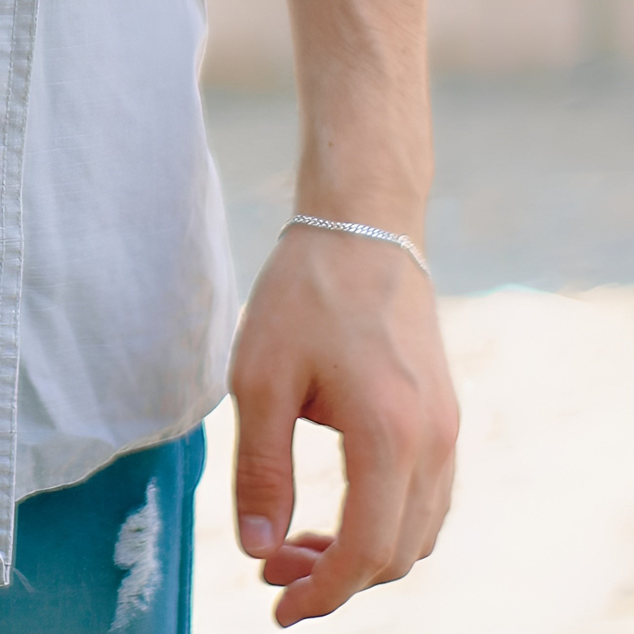 Cuban Armband - 925 Silber