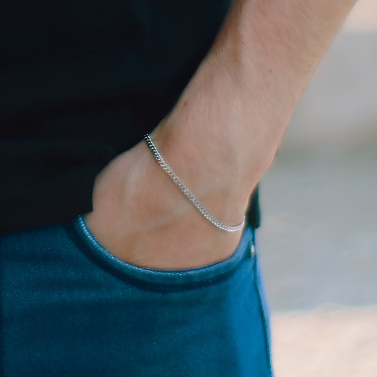 Cuban Armband - 925 Silber