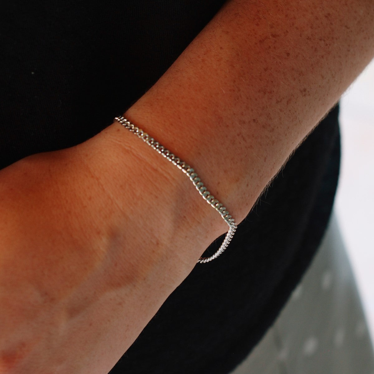 Cuban Armband - 925 Silber