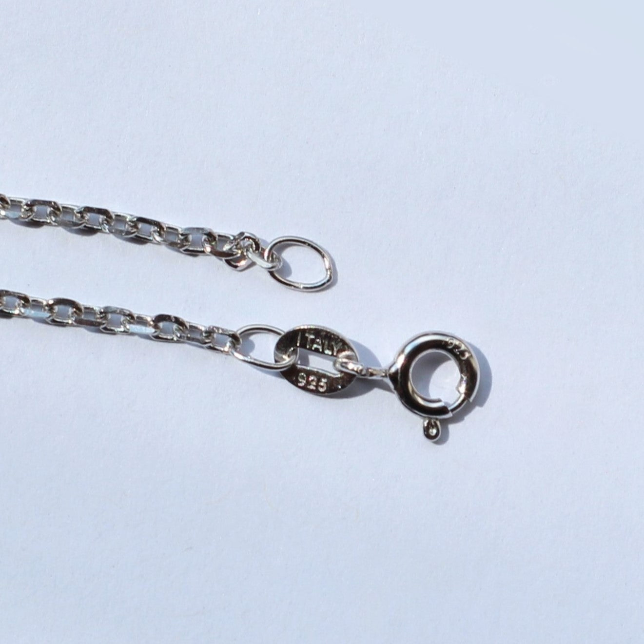 Kompass Kette - 925 Silber