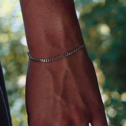 Cuban Armband - 925 Silber