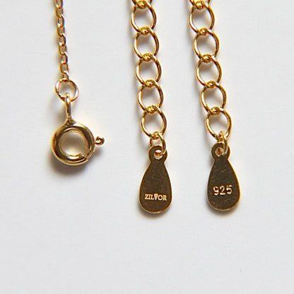18K vergoldete Kette 925 Silber von ZILVOR
